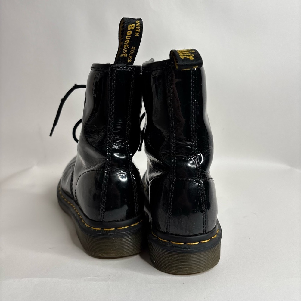 Dr Marten 1460 Women's Patent Leather Lace Up Boots size 8 - Picture 4 of 10